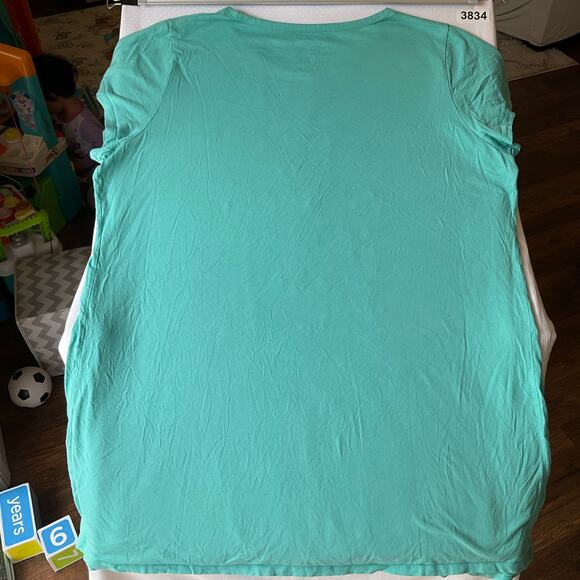 Secret Treasures Women Sleepwear Dress size 2X/3X (20w-24w) Im Back To Bed Green - Picture 7 of 7